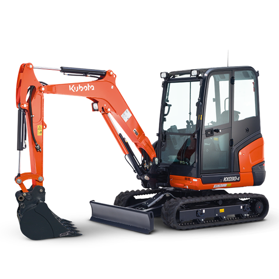 Kubota KX030-4 — 2–4 Ton