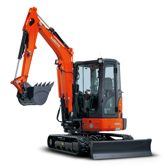 Kubota KX033-4 — 2–4 Ton