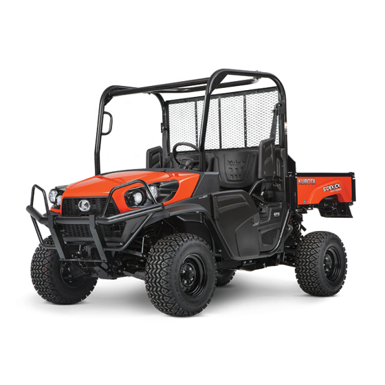 Kubota RTV-XG850 — Full-Size Gas UTV