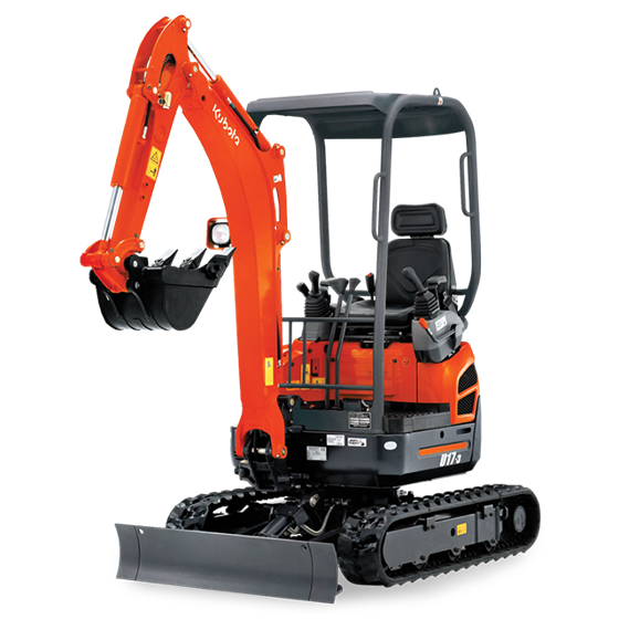 Kubota U17-5 — 1–2 Ton · Tight Tail Swing