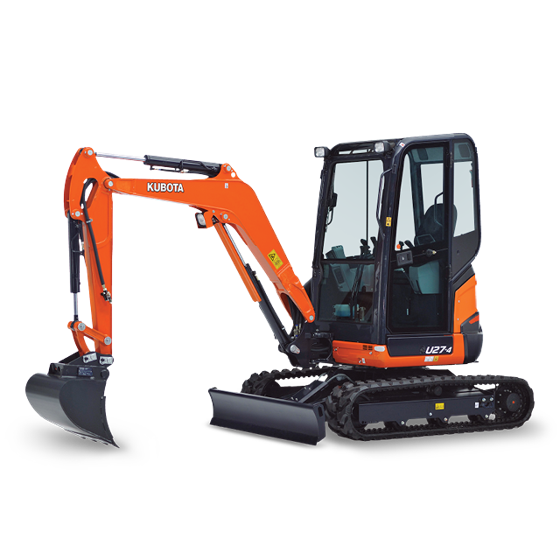 Kubota U27-4 — 2–4 Ton · Tight Tail Swing