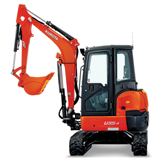 Kubota U35-4 — 2–4 Ton · Tight Tail Swing